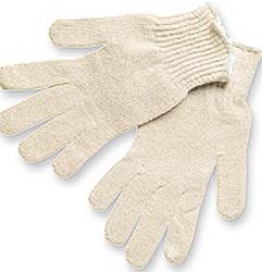 GLOVE COTTON/POLY BLEND;HEAVY WEIGHT SZ LARGE - General Purpose